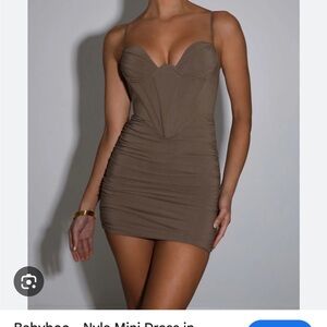 Nude Mini Dress Babyboo Nyla